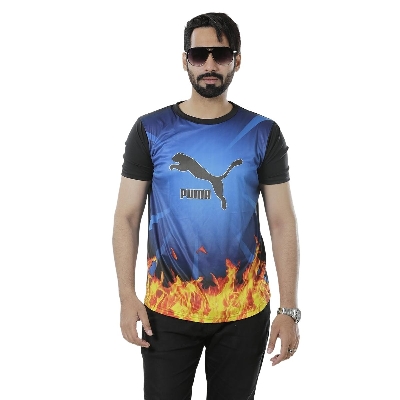 Picture of Black tshirt for men new 2025 brand | premium t shirt for men new | all over printed tshirt for men | Low price tshirt collections