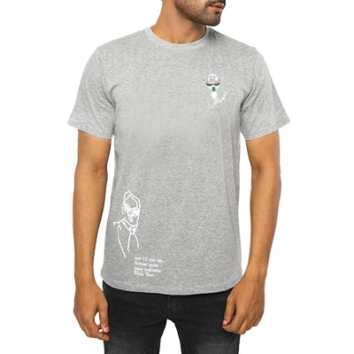 Picture of Trendsetter -Deep ash colour tshirt for men | Cotton tshirt for men new collection 2024 stylist | Export quality tshirt for men- Inventive Choice