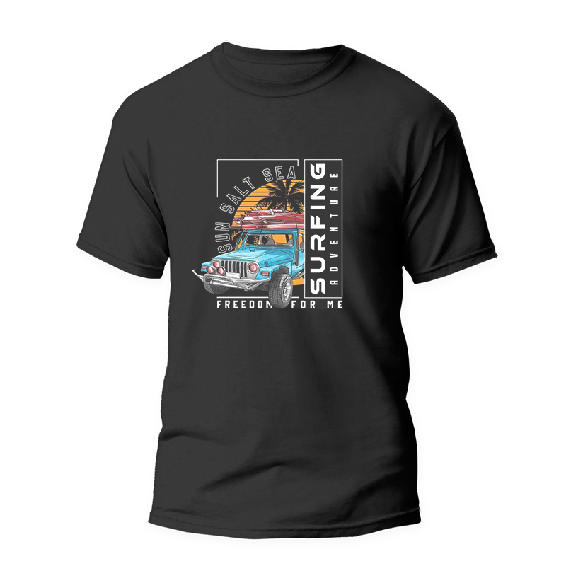 Picture of Export quality half sleeve t shirt for men black | half sleeve t shirt for men cotton | summer t shirt for men half sleeve black | t shirt for men black