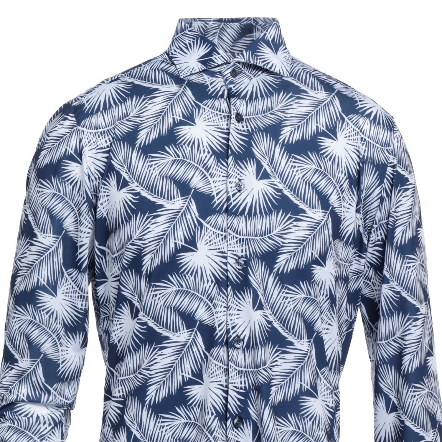 Picture of Blue shirt for men new 2024 brand stylish | Printed shirt for men high quality | Blue printed shirt for men brand