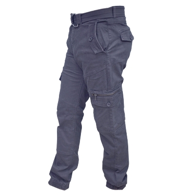 Picture of Cargo pant for men stylish ash black 2024 |  Ash black pant for men cargo | Big size pant for men - cargo pant with joggers style
