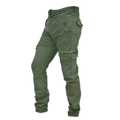 Picture of Cargo pant for men stylish olive black 2024 |  Ash black pant for men cargo | Big size pant for men - cargo pant with joggers style