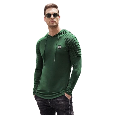 Picture of Summer hoodie for men | Olive hoodie for men new 2023 | Export quality hoodie for men black and olive