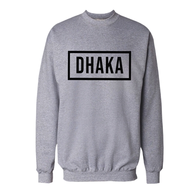 Picture of Grey sweatshirt for men winter | Export quality sweatshirt for men Grey | Ash color sweatshirt for men new collection 2024