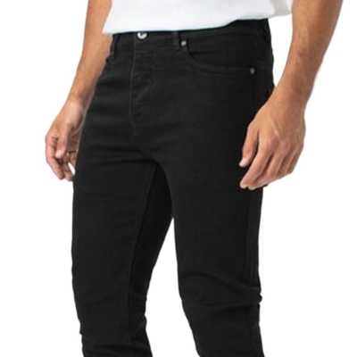 Picture of Black pant for men stylish brand | High quality pant for men stylish black jeans 2024 | Premium quality denim pant for men black