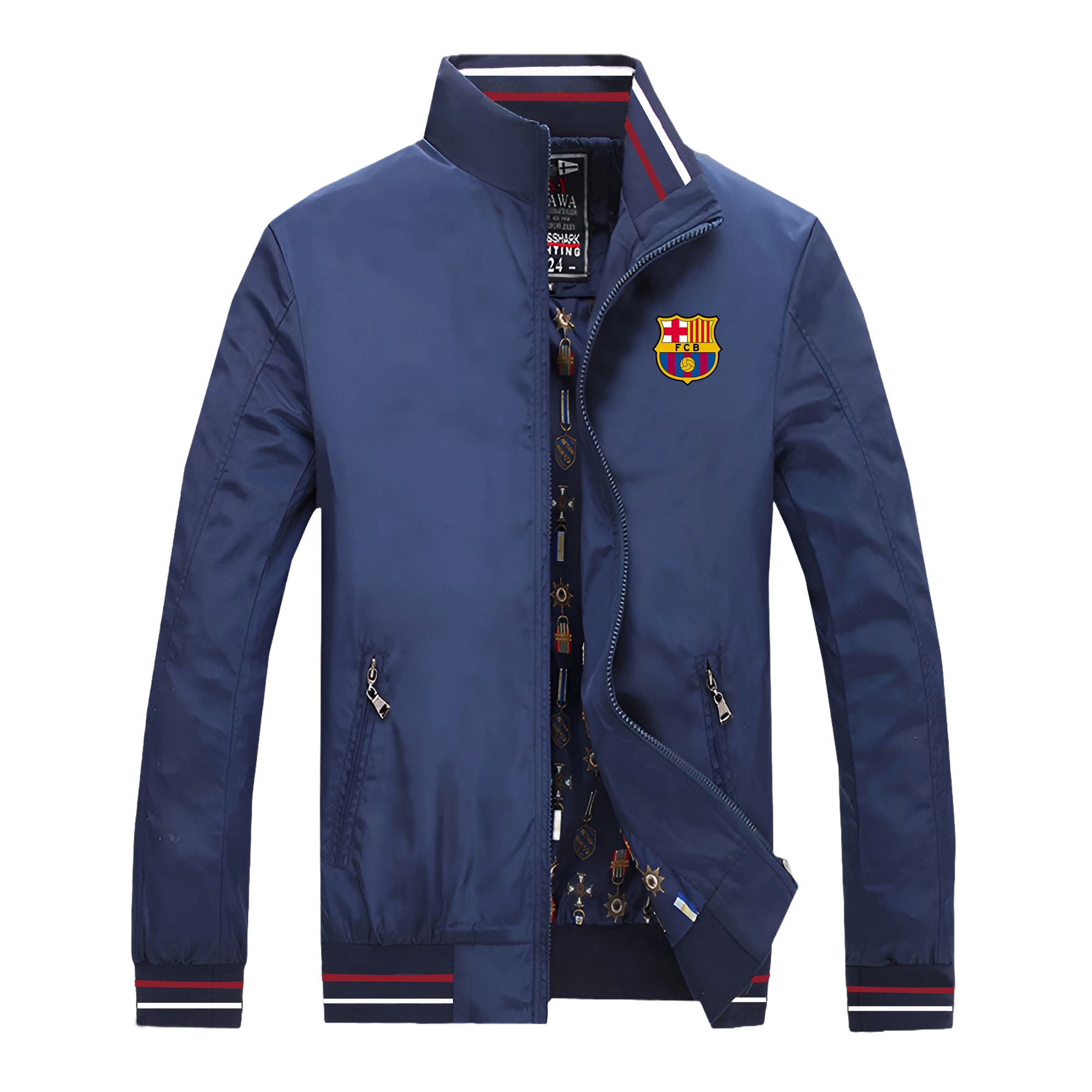 Picture of Winter collection for men jacket high quality | Blue jacket for men 2024 new collection | Double part mens jacket for winter high quality