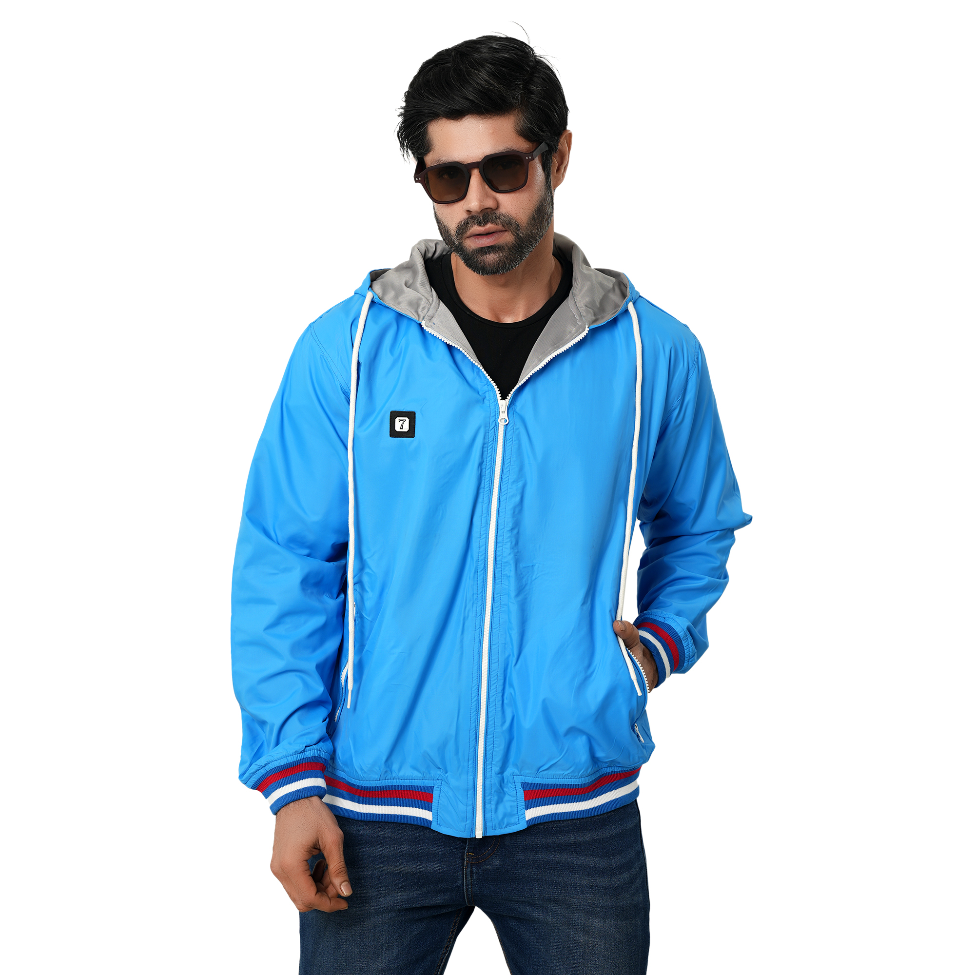 Picture of Winter collection for men jacket high quality | Blue jacket for men 2024 new collection | Double part mens jacket for winter high quality hoodie