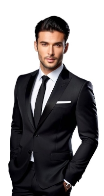 Picture of Black suits blazer for men stylish | High quality suits blazer for men low price