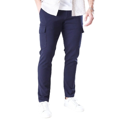 Picture of Low price cargo pants for men blue | high quality mobile pant for men stylish 2024 blue | Six pocket cargo pant for men