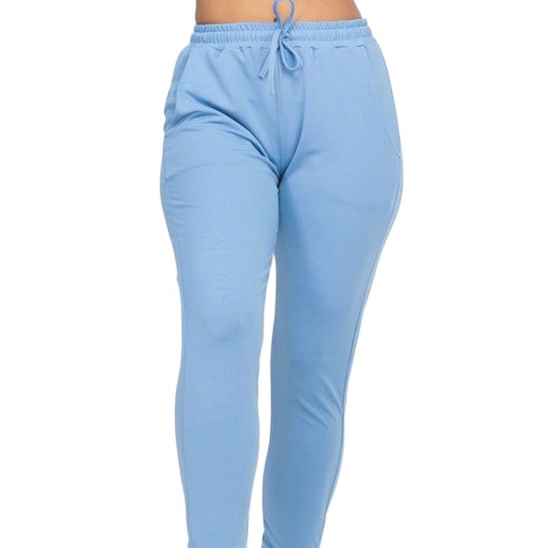 Picture of Export quality joogers for women blue | Women joggers pant blue colour