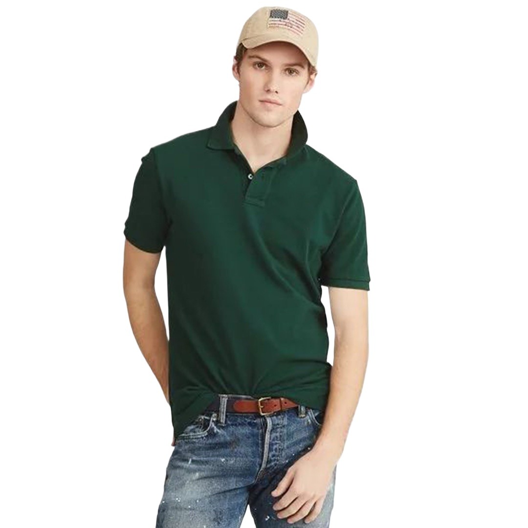 Picture of Export quality polo t shirt for men | Premium polo t shirt for men new 2024 brand | Black, white, red, sky blue, lake blue, maroon, purple, bottle green , lemon , magenda color polo shirt