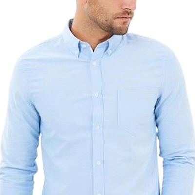 Picture of Sky blue casual shirt for men new 2024 brand stylish | Low price export quality shirt for men sky blue colour | Solid shirt for men high quality brand