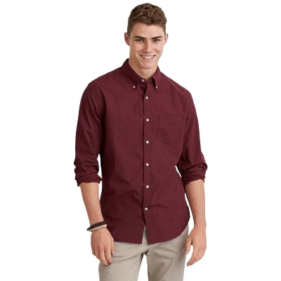 Picture of maroon black shirt for men new 2024 brand stylish | Low price export quality shirt for men maroon colour | Casual shirt for men high quality brand