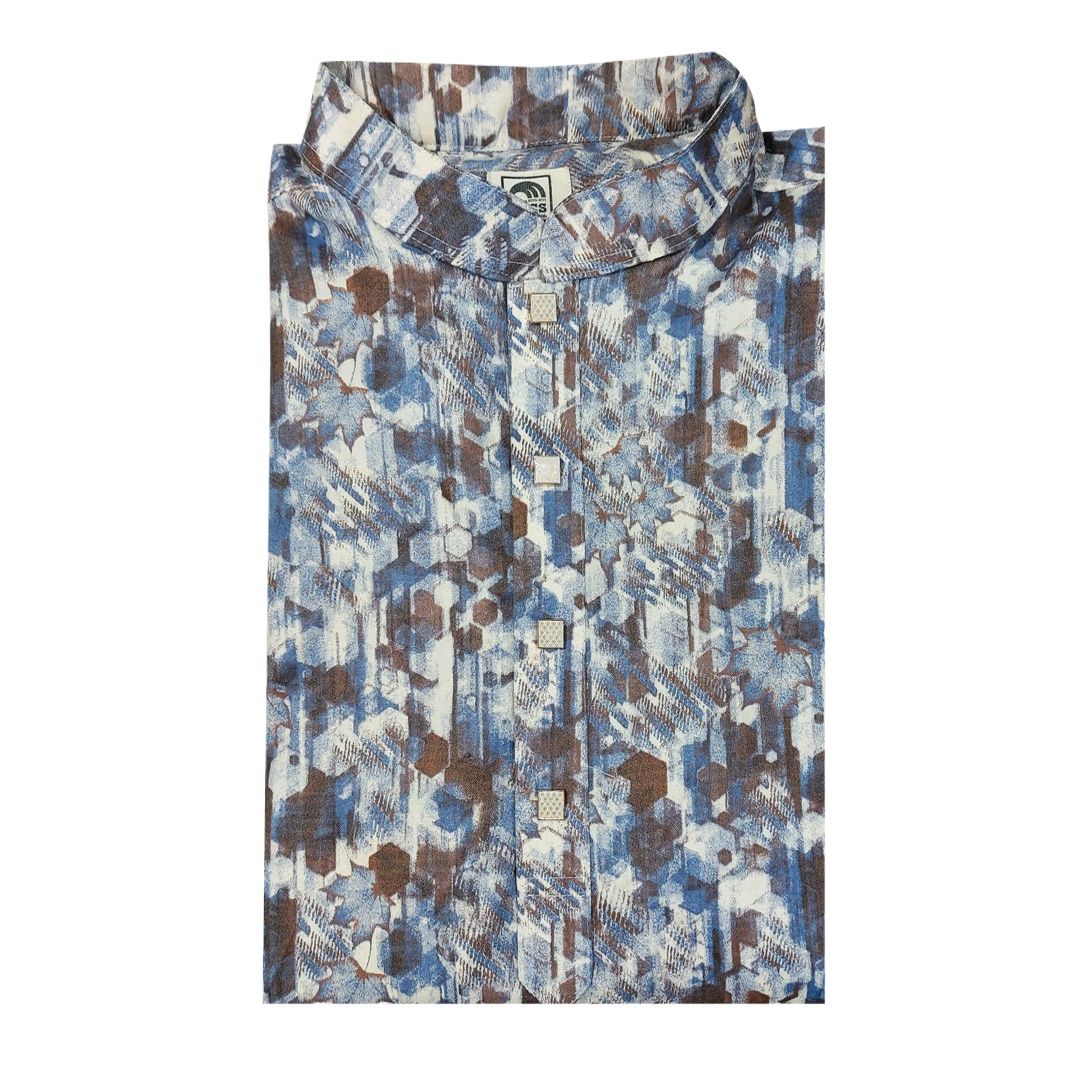 Picture of off white panjabi for men cotton | Premium panjabi for men new collection 2024 | Indian panjabi for men new collection 2024 stylist brand | Printed Panjabi for eid collection at low price