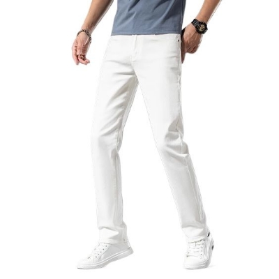 Picture of Export quality white jenas pant for men stylish brand high quality | Big size denim pant for men stylish 2024 new | White jeans for men low price - Denim pant for men
