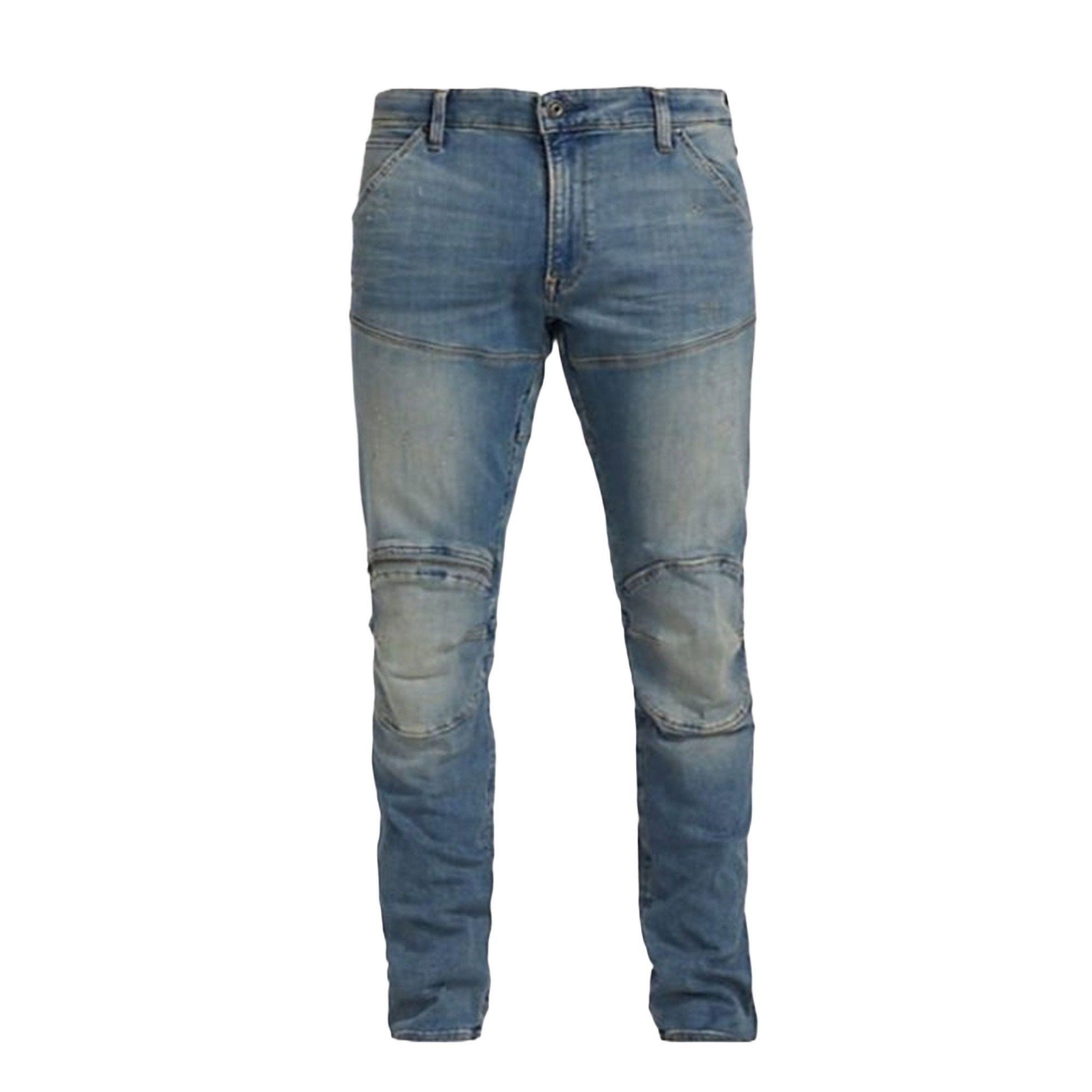 Picture of Blue cargo pant for men jeans styles | Cargo pant for men sky blue colour jence | High quality cargo denim pant for men blue - Blue Stretch cargo pant with wash