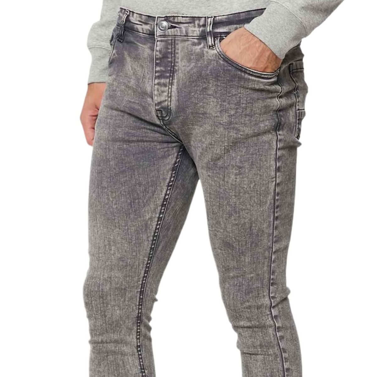 Picture of Pant for men stylish 2024 new full pant | Denim pants for men export quality | Pant for men high quality | Ash colour denim pant for men