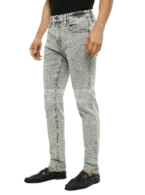 Picture of Faded Gray denim pant for men stylish 2024 | Stretch jeans pants for men | soft jeans pant for men