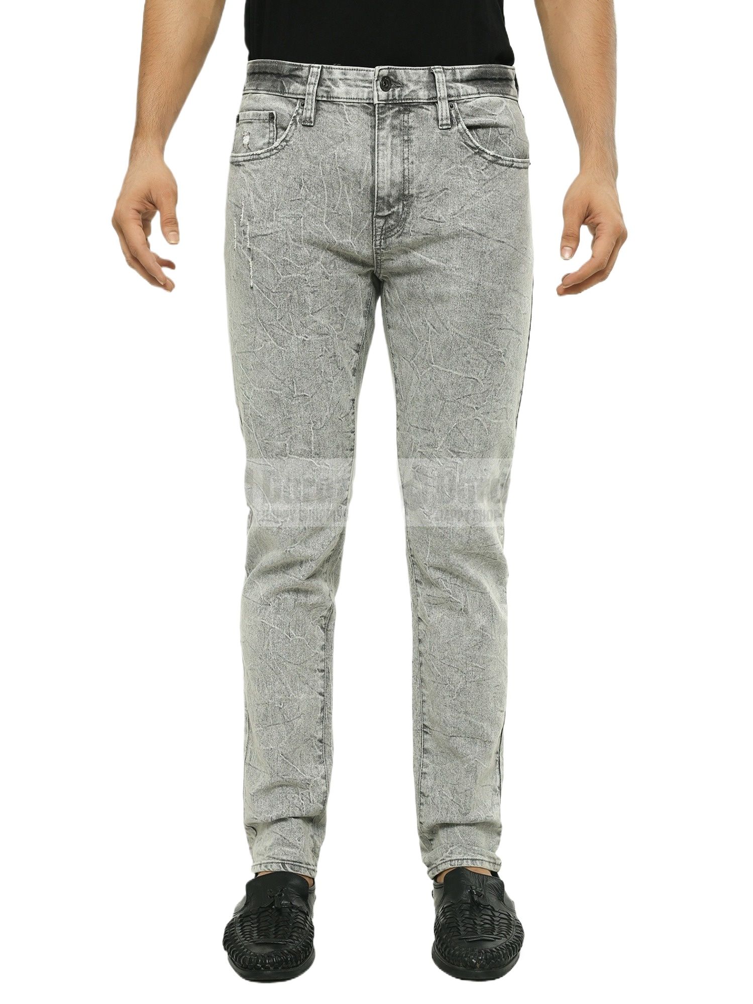 Picture of Faded Gray denim pant for men stylish 2024 | Stretch jeans pants for men | soft jeans pant for men