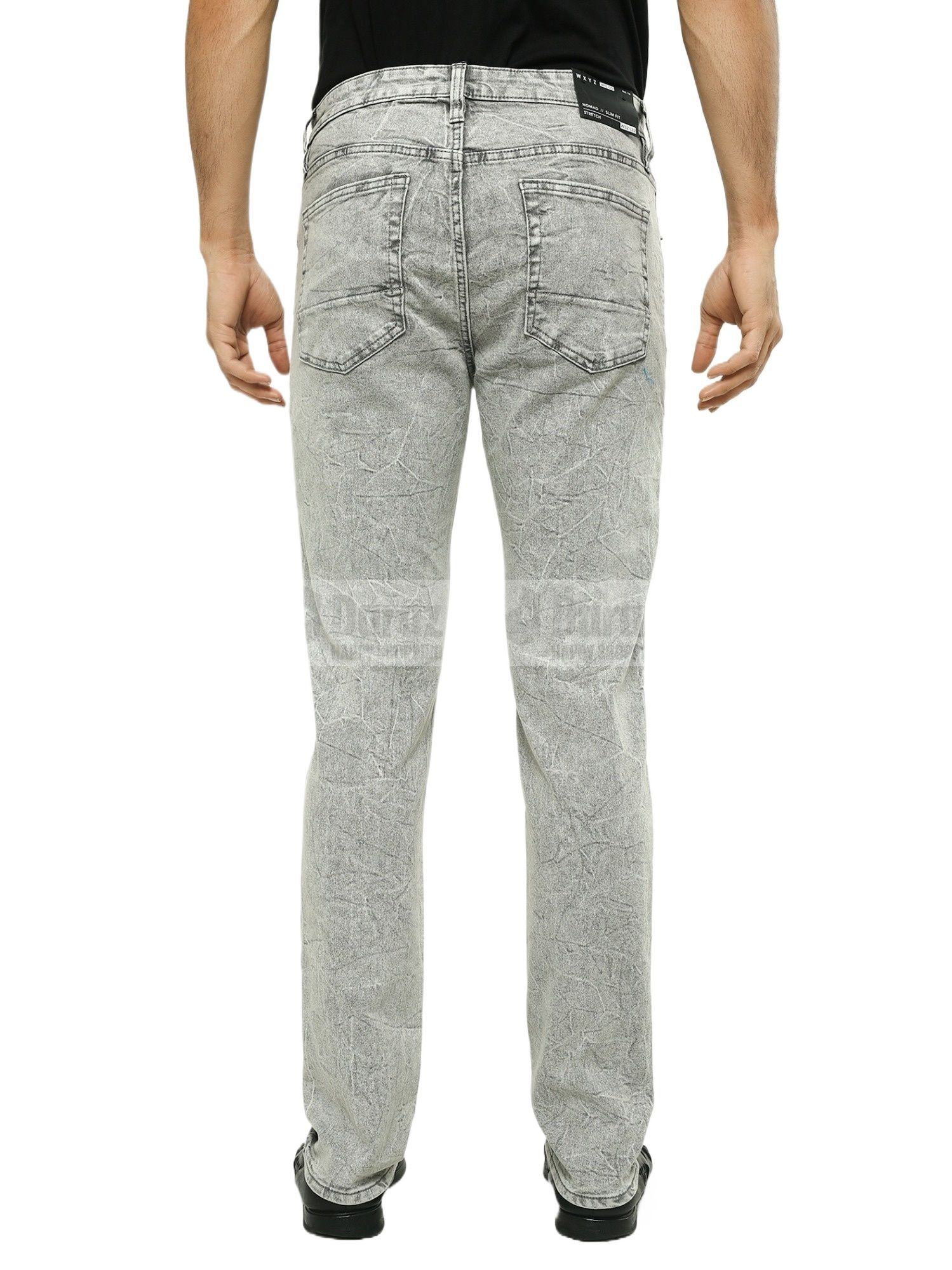 Picture of Faded Gray denim pant for men stylish 2024 | Stretch jeans pants for men | soft jeans pant for men
