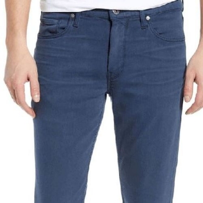 Picture of Navy blue denim pant for men new collection 2024 | Export quality denim pant for men blue | Denim pant for men stylish 2024