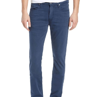 Picture of Navy blue denim pant for men new collection 2024 | Export quality denim pant for men blue | Denim pant for men stylish 2024