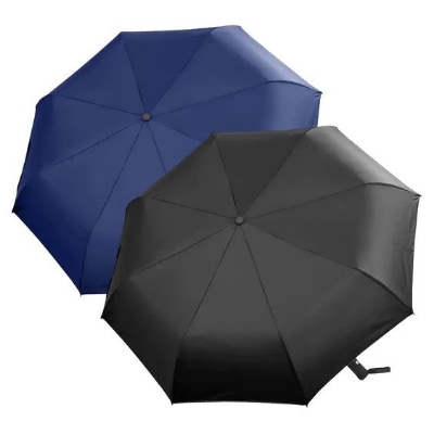 Picture of High quality umbrella for girls low price | premium quality foldable umbrella for men big size | Best quality umbrella for rainy season | 12 sick auto open and close blue and black umbrella with 3 months warranty
