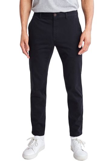 Picture of Black twill pant for men new collection 2024 | Stretch pants for men at low price | High quality formal pant for men | Chinos pant for men black