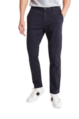 Picture of Black twill pant for men new collection 2024 | Stretch pants for men at low price | High quality formal pant for men | Chinos pant for men black