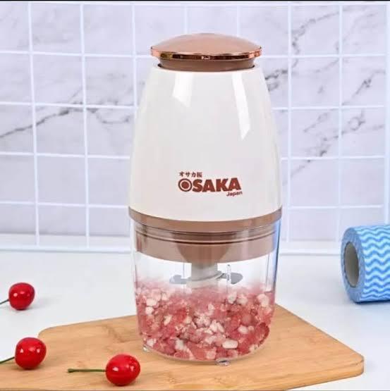 Picture of OSAKA Multi-Purpose Blender Japan Meat Grinder - Bottom Grinder - Super Fast Fruit, Blender 750ml Grinder | Super Fast Fruit Blender - Plastic jar with 2 stainless steel blades | Osaka Capsule Cutter Quatre – Multipurpose Blender Juicer Mixer (Original)