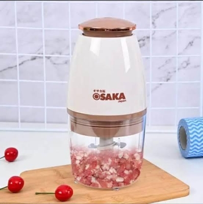 Picture of OSAKA Multi-Purpose Blender Japan Meat Grinder - Bottom Grinder - Super Fast Fruit, Blender 750ml Grinder | Super Fast Fruit Blender - Plastic jar with 2 stainless steel blades | Osaka Capsule Cutter Quatre – Multipurpose Blender Juicer Mixer (Original)