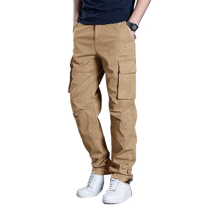 Picture of Export quality cargo pant for men stylish khaki 2024 | High quality mobile pant for men stylish 2024 new | Six pocket cargo pant for men - Mens cargo pants