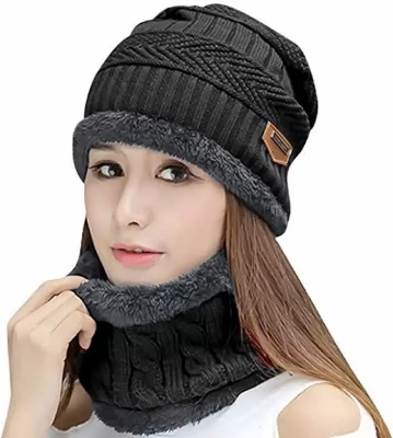 Picture of Winter cap for men new collection 2024 | Winter cap for men style | Winter cap for men 2 in 1 | Winter cap for men wool | winter cap for men blue | Winter cap for men navy blue | Winter cap for women blue
