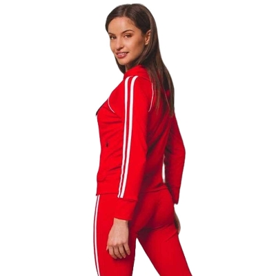 Picture of Red colour hoodie for women korean | Hoodie for girls korean cute bts | Export quality hoodie for women with zipper