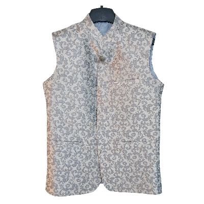 Picture of Stylish koti for men panjabi printed brand | Panjabi koti for men new collection 2024 | Weastcoat,Party wear,modi coat,Nehru jacket,Sleeveless coat Vests For men