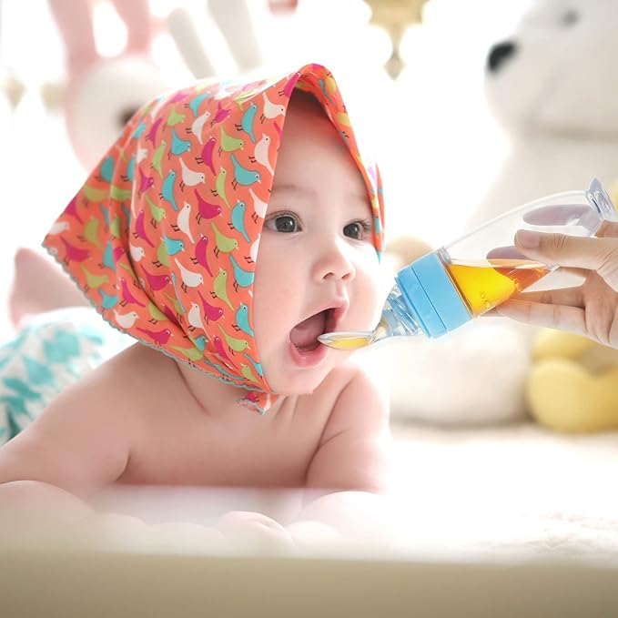 Picture of Baby Silicone spoon feeder Bottle 90/120ml | Baby feeding spoon silicon bottle | Baby spoon feeder bottle