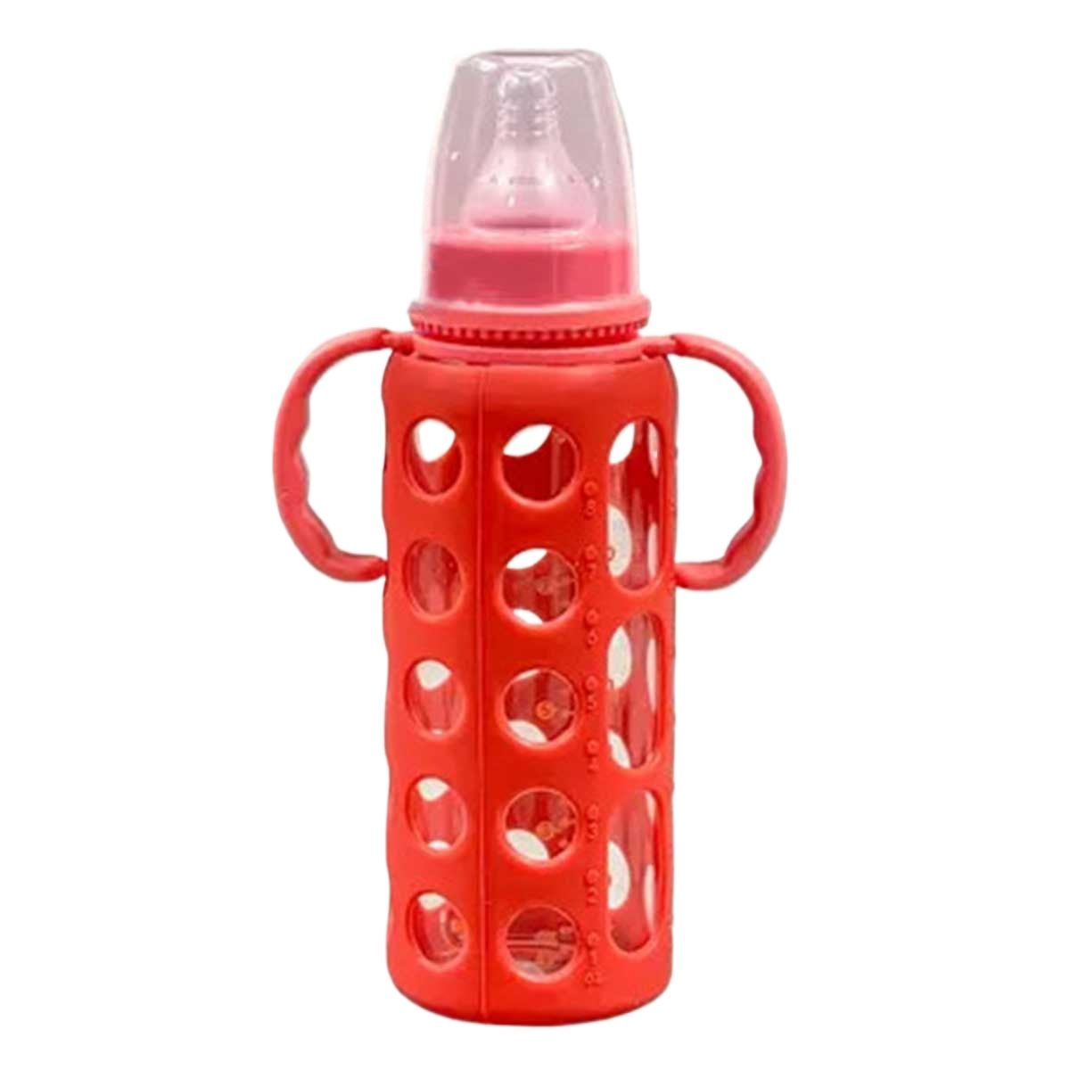 Picture of Smart baby feeder bottle glass | MINITree 240ml Glass Feeding Bottle Milk Feeder | Feeder for 6 months baby