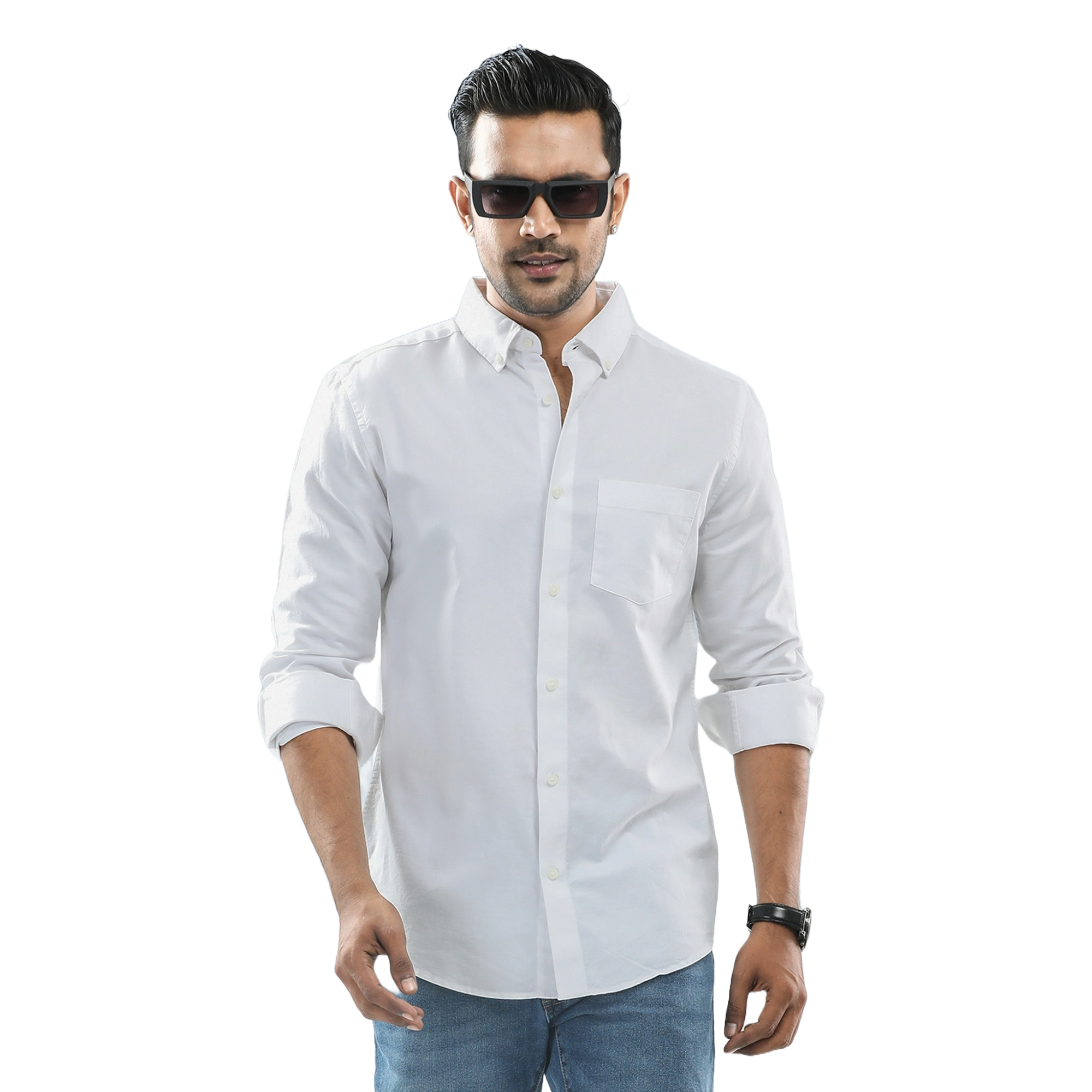Picture of high quality shirt for men new 2024 brand stylish | Premium white, black, maroon, olive stylish solid color official shirt | Formal and casual shirt for men
