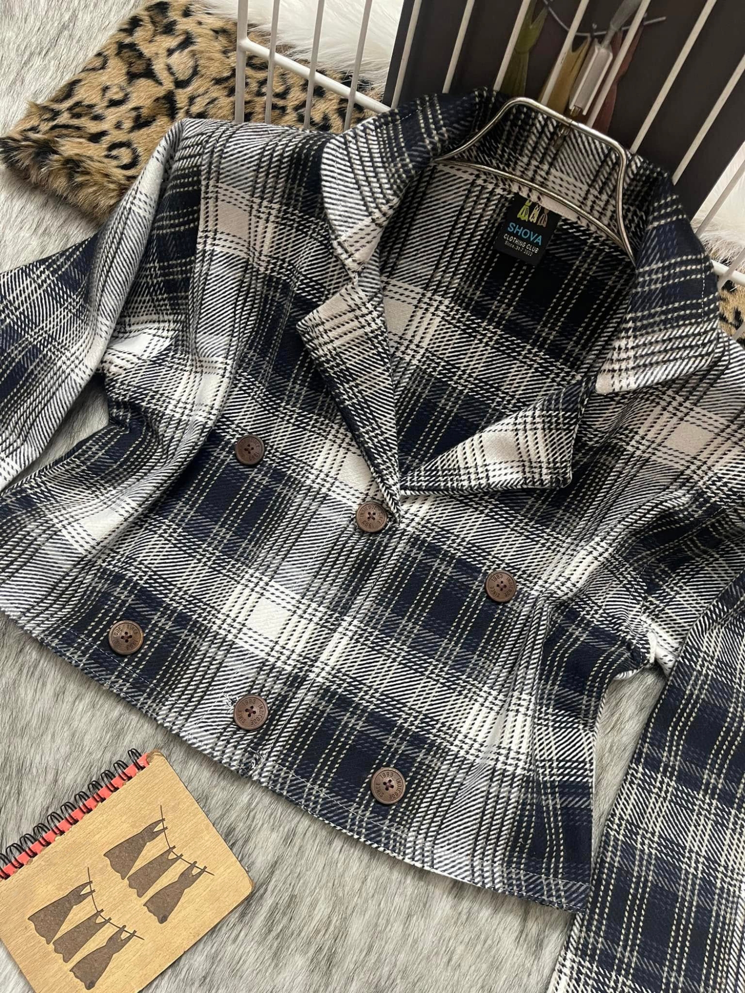 Picture of Shirt blazer for women black | Jacket winter collection for women koti jinse | High quality shirt jacket at low price | Korean dress for women |  Shirt collar blazer for girls, ladies and women
