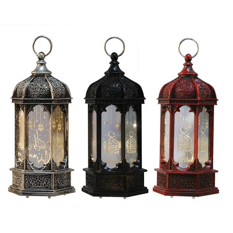 Picture of Retro LED Ramadan Lamp – Stunning Electronic Light Showpiece, Perfect Gift for Festive Décor and Celebrations | Unique Ramadan Gift: Retro LED Lamp with Beautiful Electronic Light Display for Home Décor and Festive Charm - Retro LED Ramadan Lamp