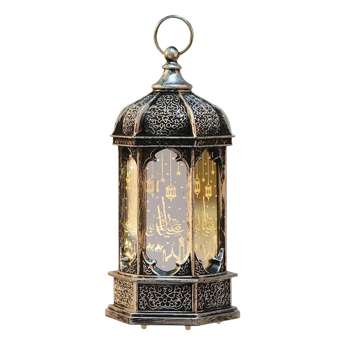 Picture of Retro LED Ramadan Lamp – Stunning Electronic Light Showpiece, Perfect Gift for Festive Décor and Celebrations | Unique Ramadan Gift: Retro LED Lamp with Beautiful Electronic Light Display for Home Décor and Festive Charm - Retro LED Ramadan Lamp
