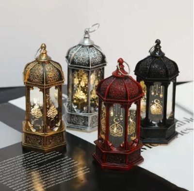 Picture of Retro LED Ramadan Lamp – Stunning Electronic Light Showpiece, Perfect Gift for Festive Décor and Celebrations | Unique Ramadan Gift: Retro LED Lamp with Beautiful Electronic Light Display for Home Décor and Festive Charm - Retro LED Ramadan Lamp