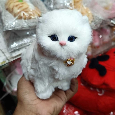 Picture of Cute Cloth Pad Plush Cats with Realistic Sound – Mini Cat Toy for Kids, Birthday Gift, Home Decor | Realistic Sound Plush Cat Toy | Adorable Cloth Pad Plush Cat with Sound | Creative Plush Cat Toy with Sound | Valentines day gift item box for girl friend
