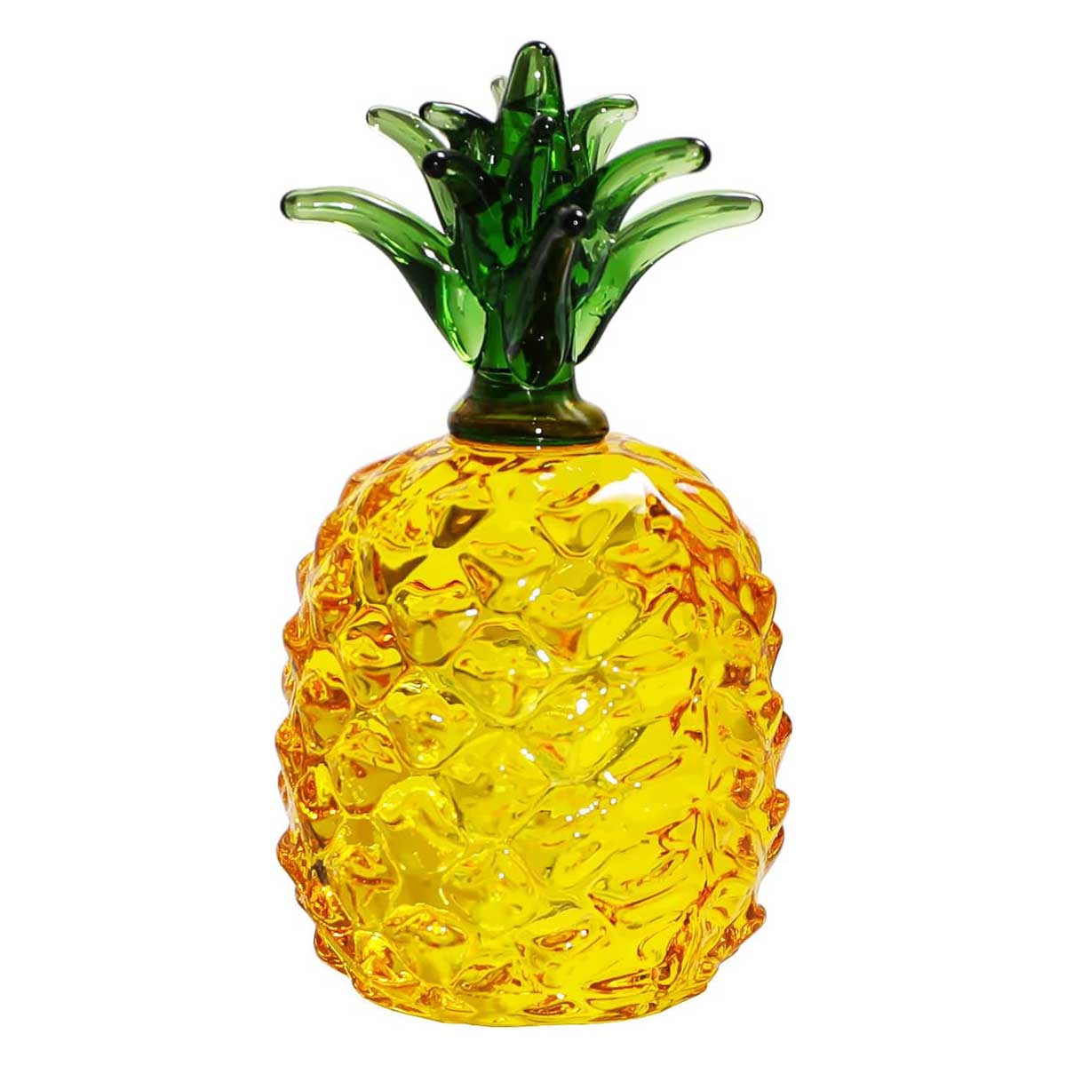 Picture of Crystal Pineapple showpiece for home decor | Paperweight and gift for girl girl friend and boy friend - Cute gift items