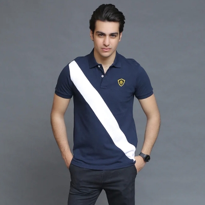 Picture of Stylish Polo Shirt for Men – Premium Cotton Fabric, Classic Fit, Ideal for Office Wear, Casual Outings, Travel, or Summer Fashion | Polo Shirt for Men – Comfortable Short Sleeve Tee with Collar, Breathable Cotton, Perfect for Work, Golf, Casual, or Daily