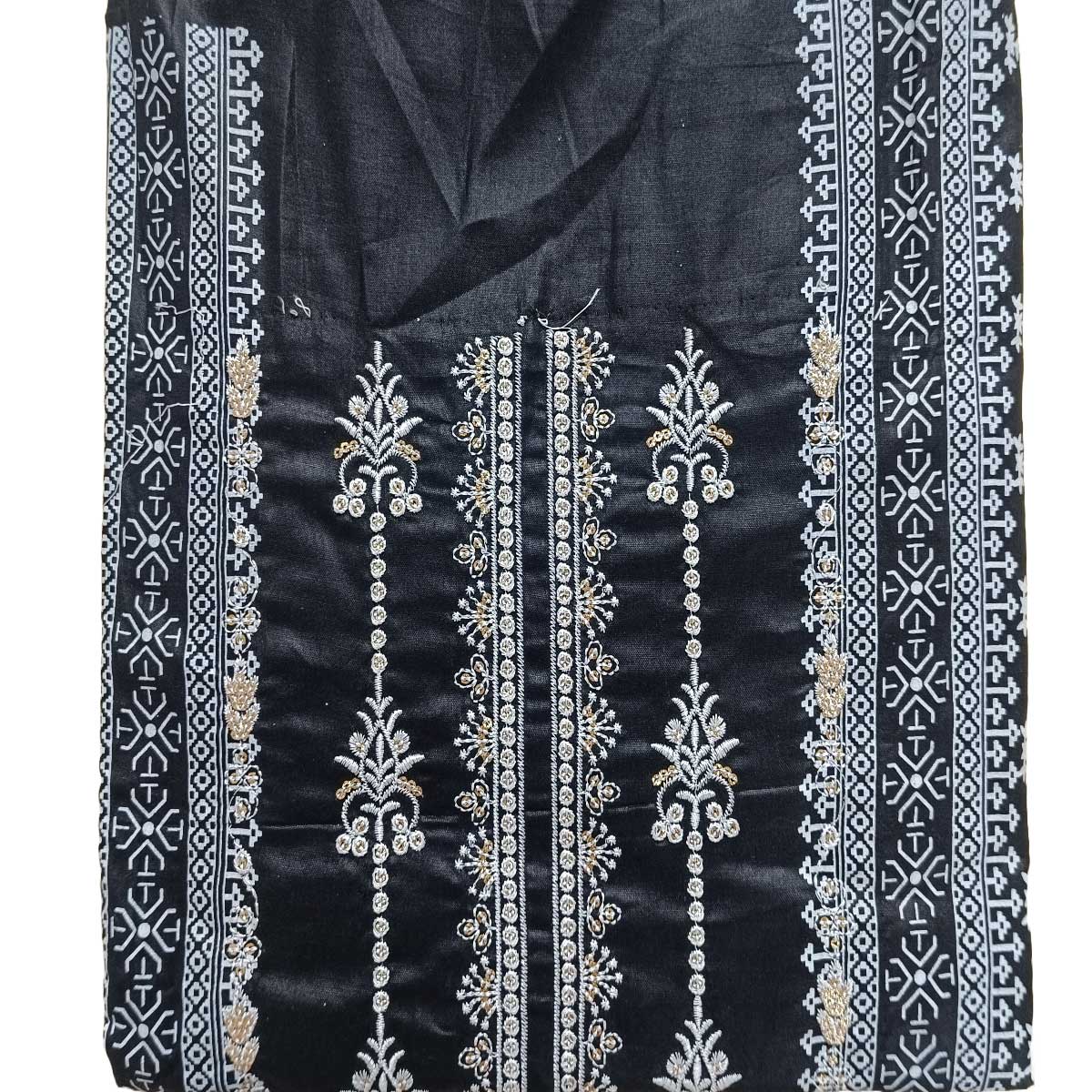 Picture of Unstitched Cotton Print Three Pieces for Women | Indian Unstitched Jorjet/Georgette Embroidery Work Shalwar Kameez Three Piece For Women (3 Piece)