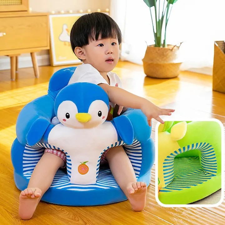 Picture of Baby Sitting Chair with Cartoon Design – Fun & Functional Sofa Seat |Soft & Supportive Baby Sitting Sofa – Plush & Safe Learning Seat | Adorable Cartoon Baby Sofa – Helps Babies Sit Up Comfortably | Plush Baby Seat Cushion – Perfect for Learning to Sit |