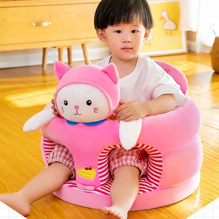 Picture of Baby Sitting Chair with Cartoon Design – Fun & Functional Sofa Seat |Soft & Supportive Baby Sitting Sofa – Plush & Safe Learning Seat | Adorable Cartoon Baby Sofa – Helps Babies Sit Up Comfortably | Plush Baby Seat Cushion – Perfect for Learning to Sit |