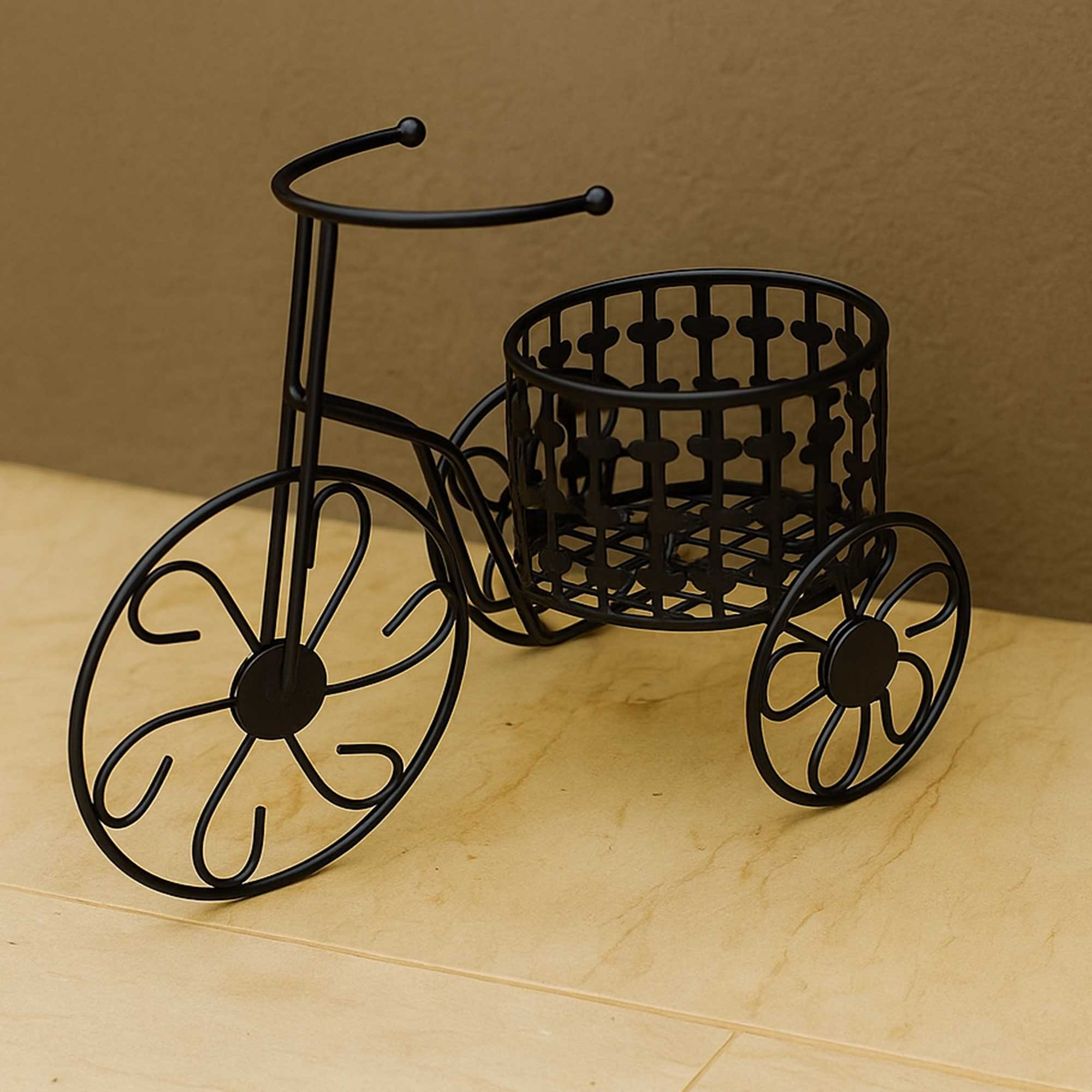 Picture of Vintage Three-Wheeler Cycle Showpiece for Home and Office Decor | Handcrafted Tricycle Model Showpiece – Perfect Gift Idea | Elegant Metal Three-Wheeler Cycle Decor Accent | Antique Style Three-Wheeler Bicycle Showpiece for Living Room