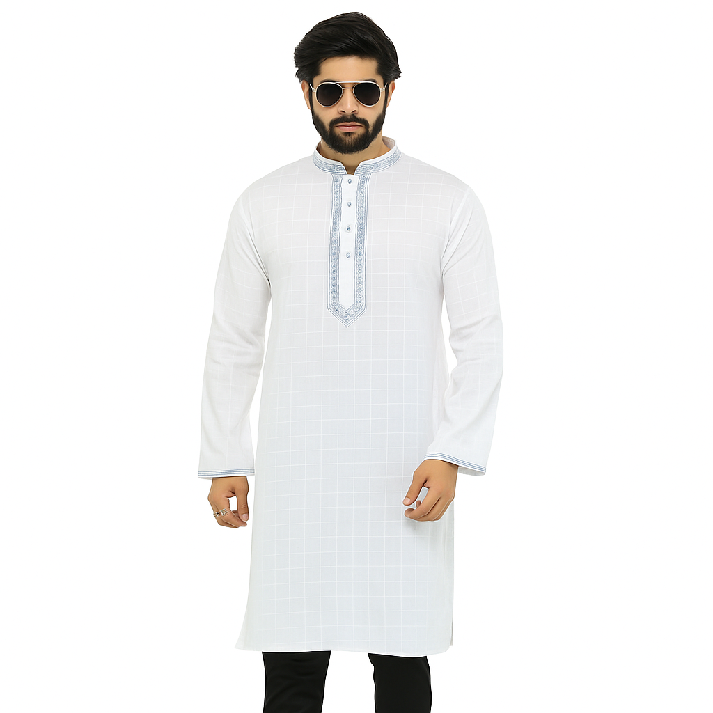 Picture of Exclusive premium cotton panjabi for men new collection 2025 | Wedding panjabi and party panjabi for gift | Low price panjabi